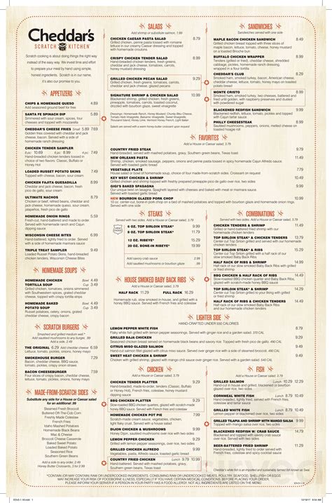 Find out more about our menu, hours, and. . Cheddars scratch kitchen cincinnati menu